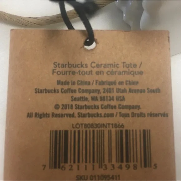 Starbucks Ceramic Tote - Picture 5 of 7